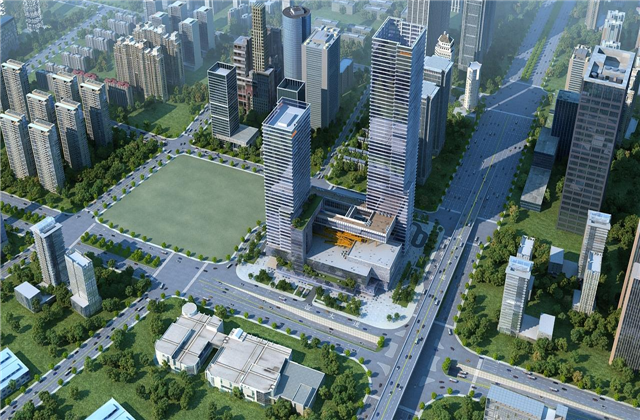 海洋之神智汇安装成功中标阿里巴巴华中总部机电项目